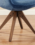 Blue Zouron Accent Chair - From Where - 