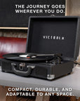 Bluetooth Portable Suitcase Record Player - From Where - 