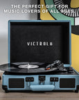 Bluetooth Portable Suitcase Record Player - From Where - 