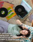 Bluetooth Portable Suitcase Record Player - From Where - 