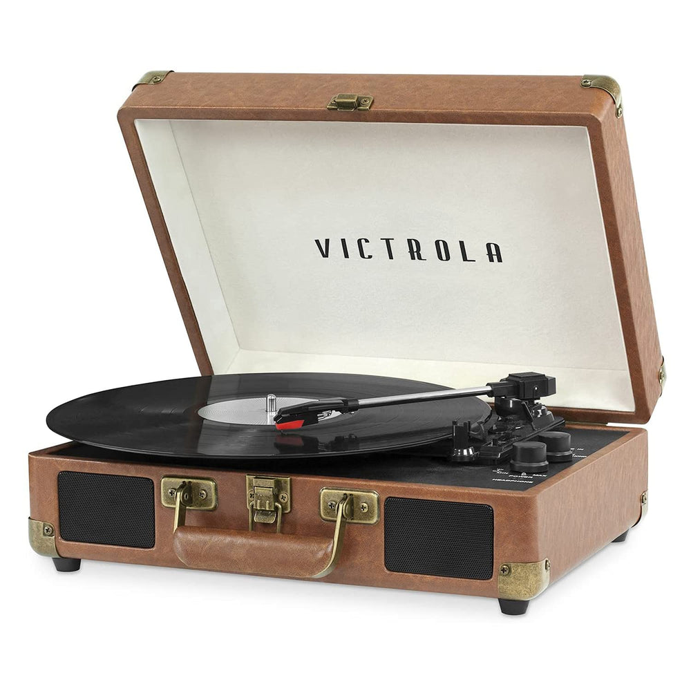 Bluetooth Portable Suitcase Record Player - From Where - 