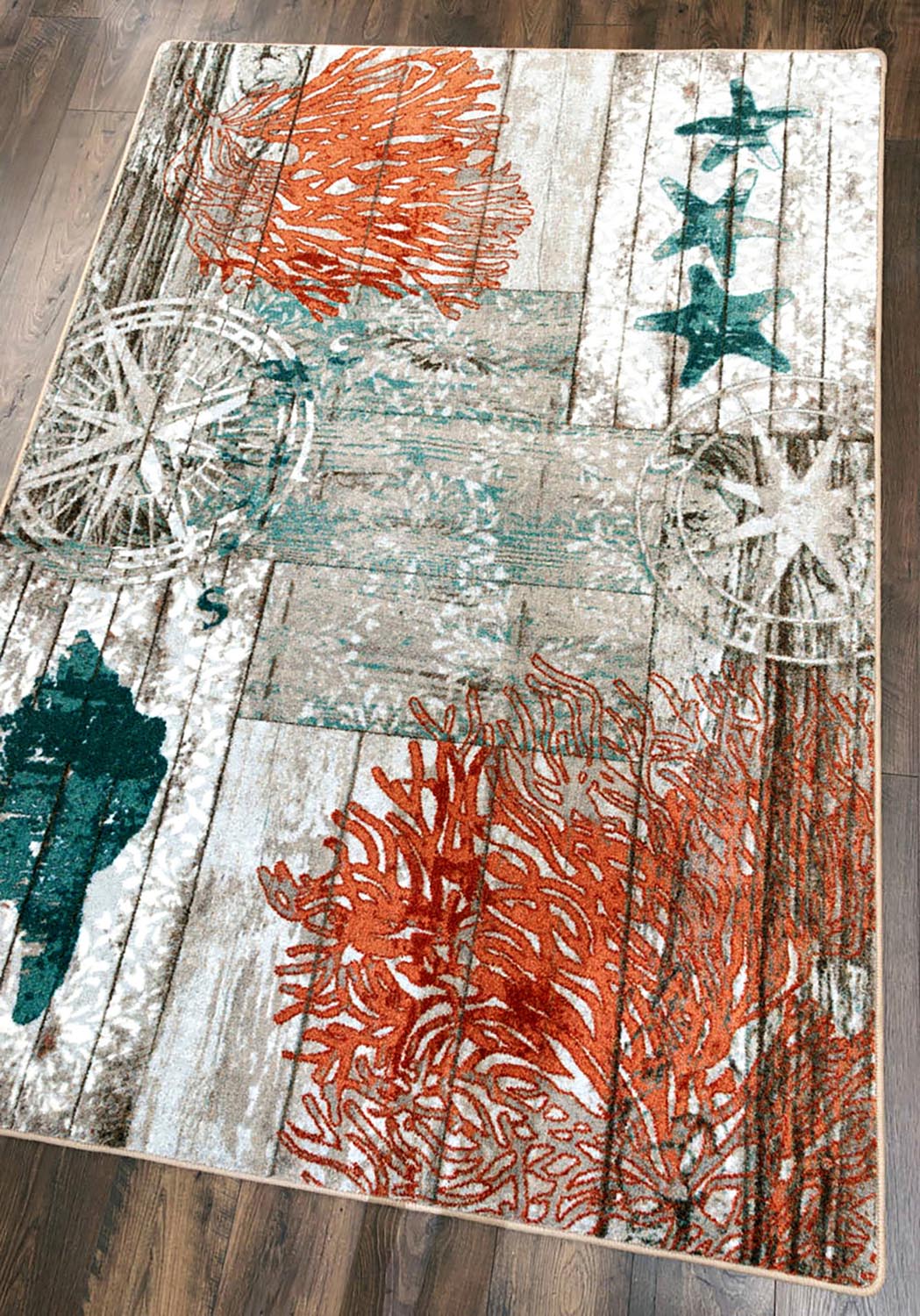 Boardwalk – Multi Coastal Rug - From Where Finds - 