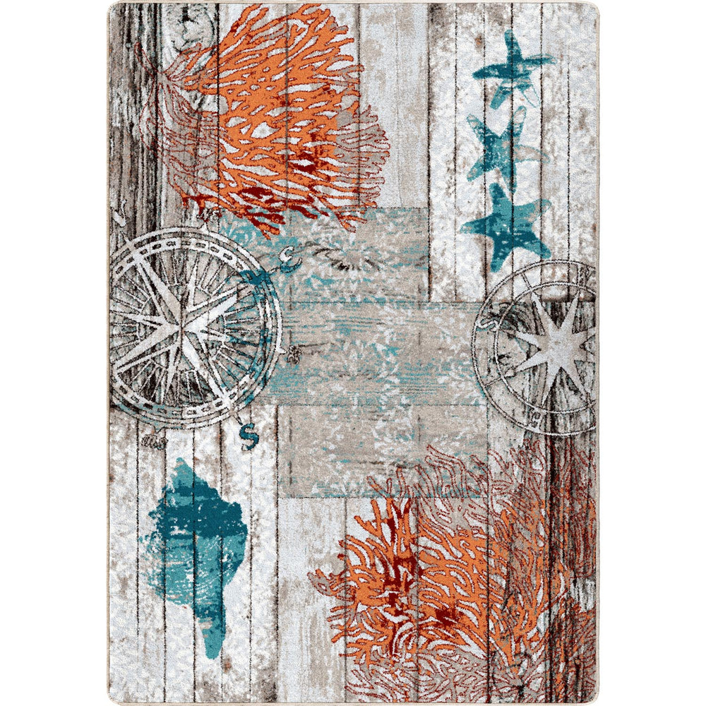 Boardwalk – Multi Coastal Rug - From Where Finds - 