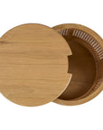 Bocana Storage Oak Side Table - From Where - 