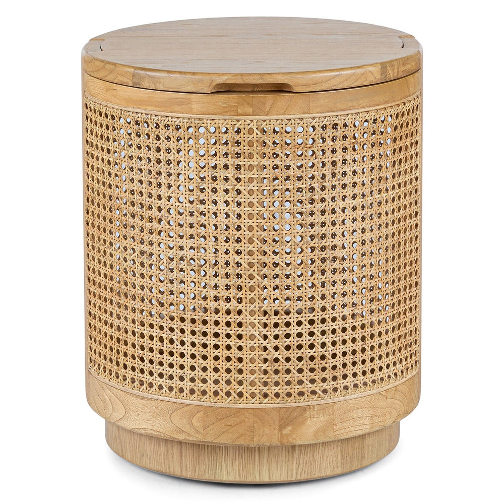 Bocana Storage Side Table Oak - From Where - 