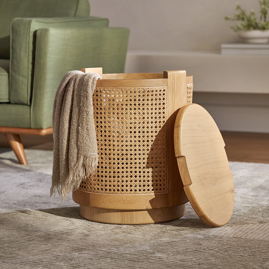Bocana Storage Side Table Oak - From Where - 