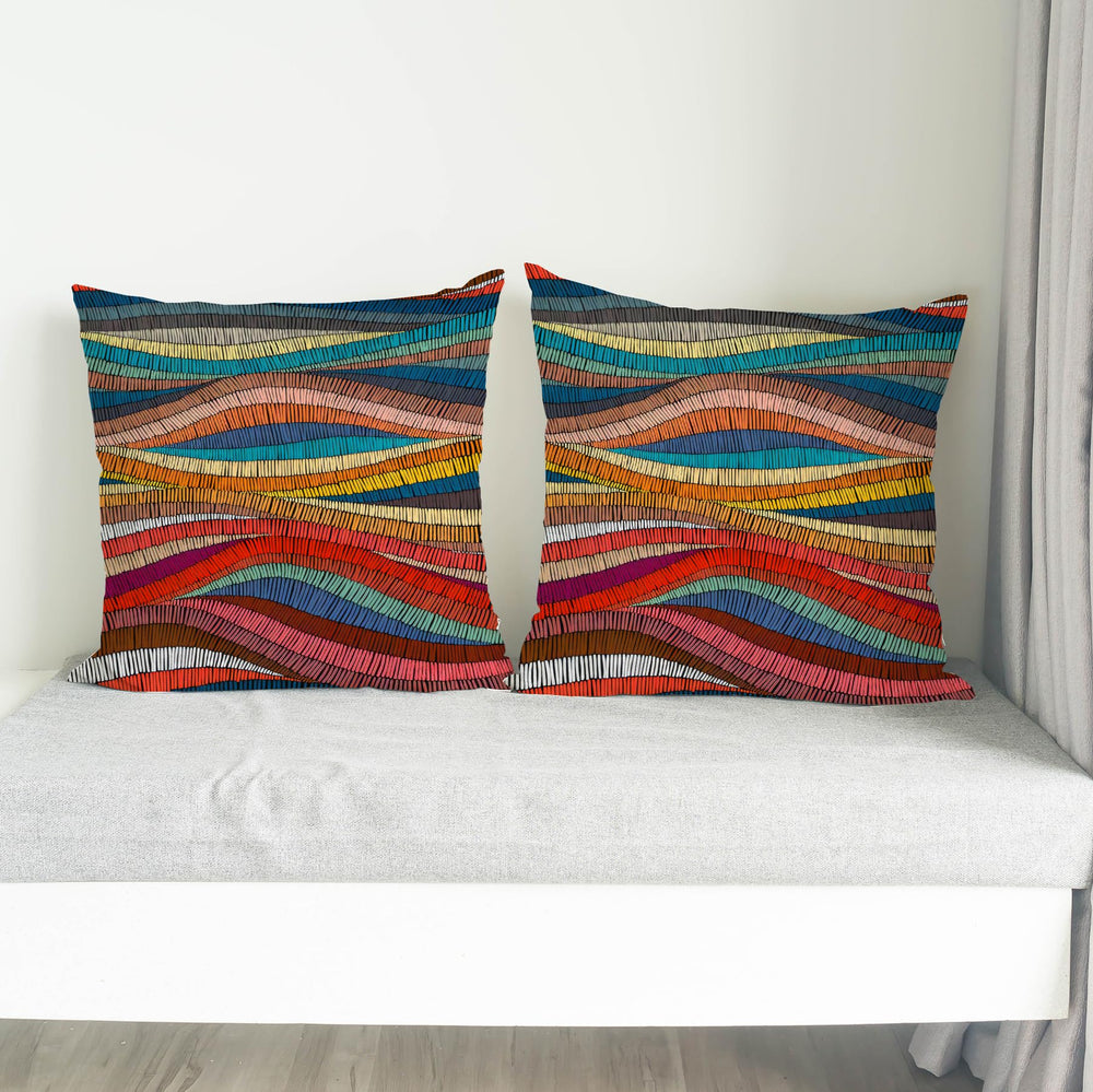 Bohemian Colorful Pillow Covers - From Where - 