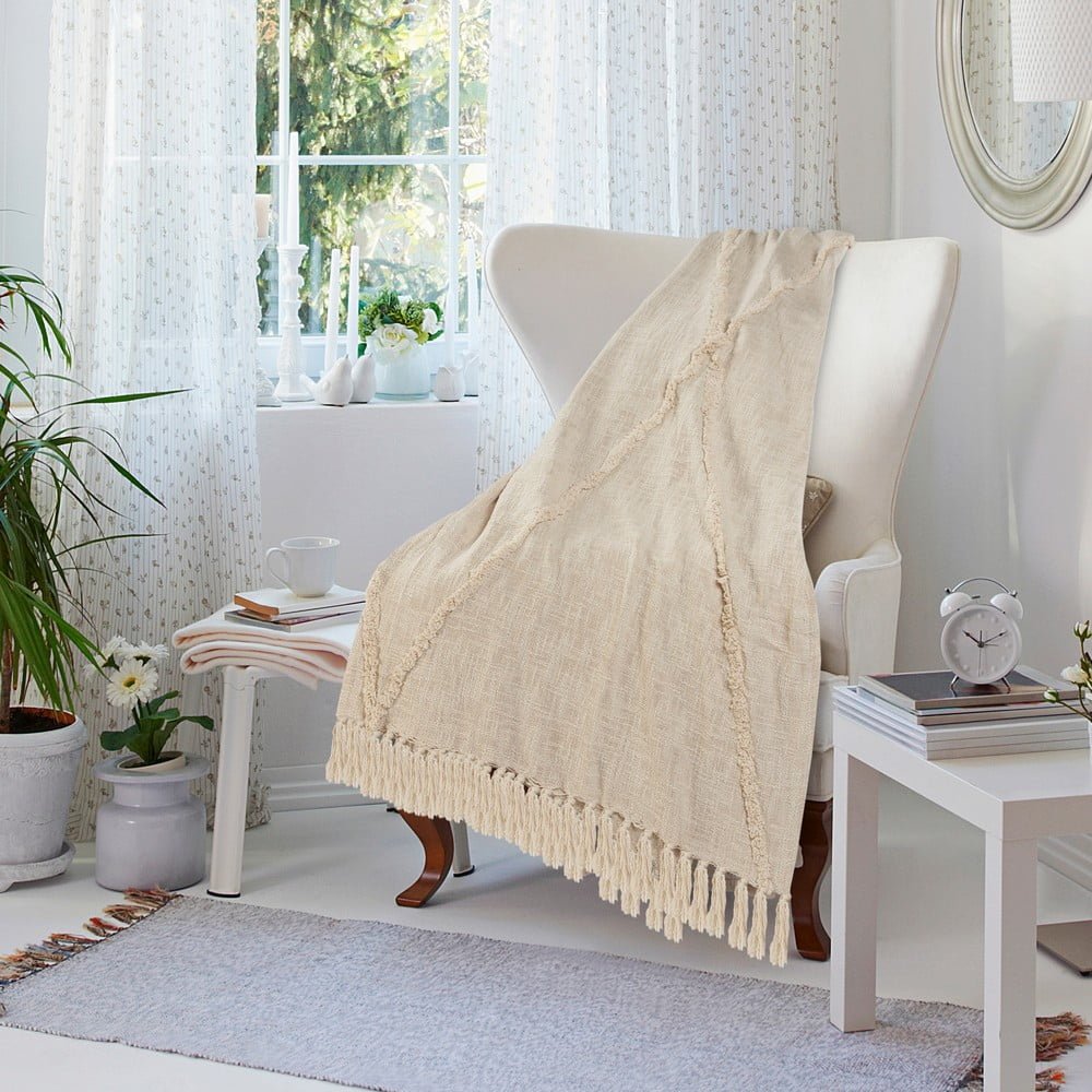Bohemian Diamond Cotton Throw Blanket - From Where - 