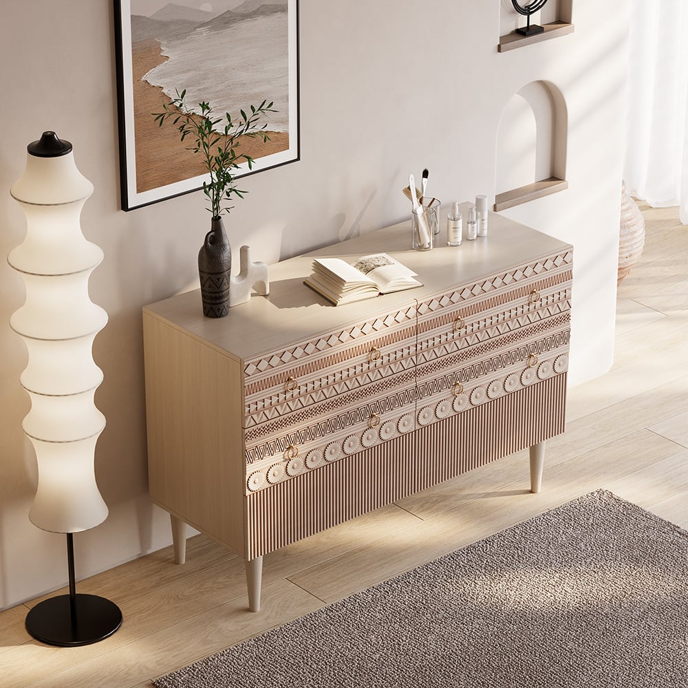 Boho Accent Dresser & Storage Cabinet - From Where - 