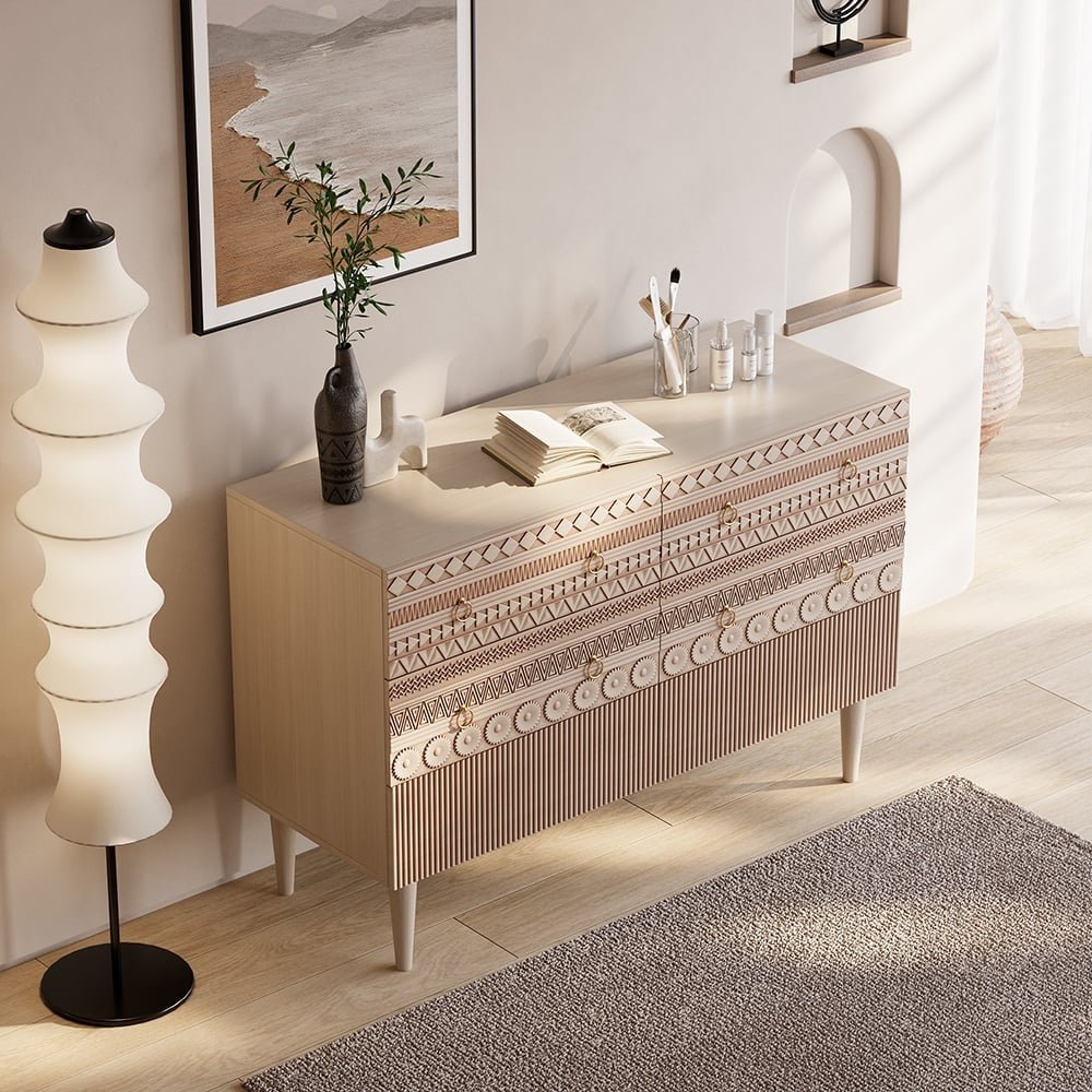 Boho Accent Dresser & Storage Cabinet - From Where Finds -