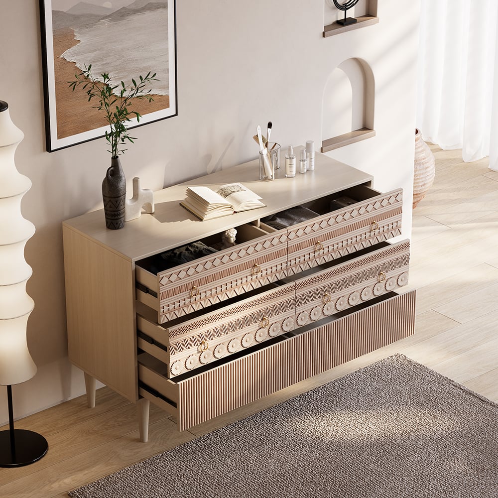 Boho Accent Dresser & Storage Cabinet - From Where - 