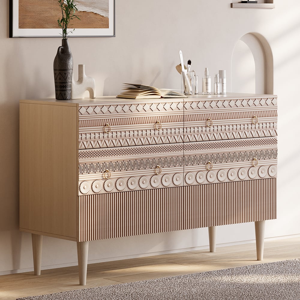 Boho Accent Dresser & Storage Cabinet - From Where - 