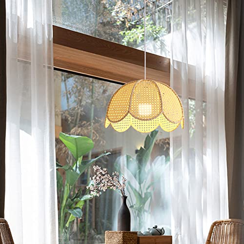 Boho Rattan Art Hanging Chandelier - From Where - 