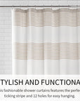 Boho Shower Curtain with Tassel - From Where - 