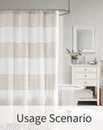 Boho Shower Curtain with Tassel - From Where - 