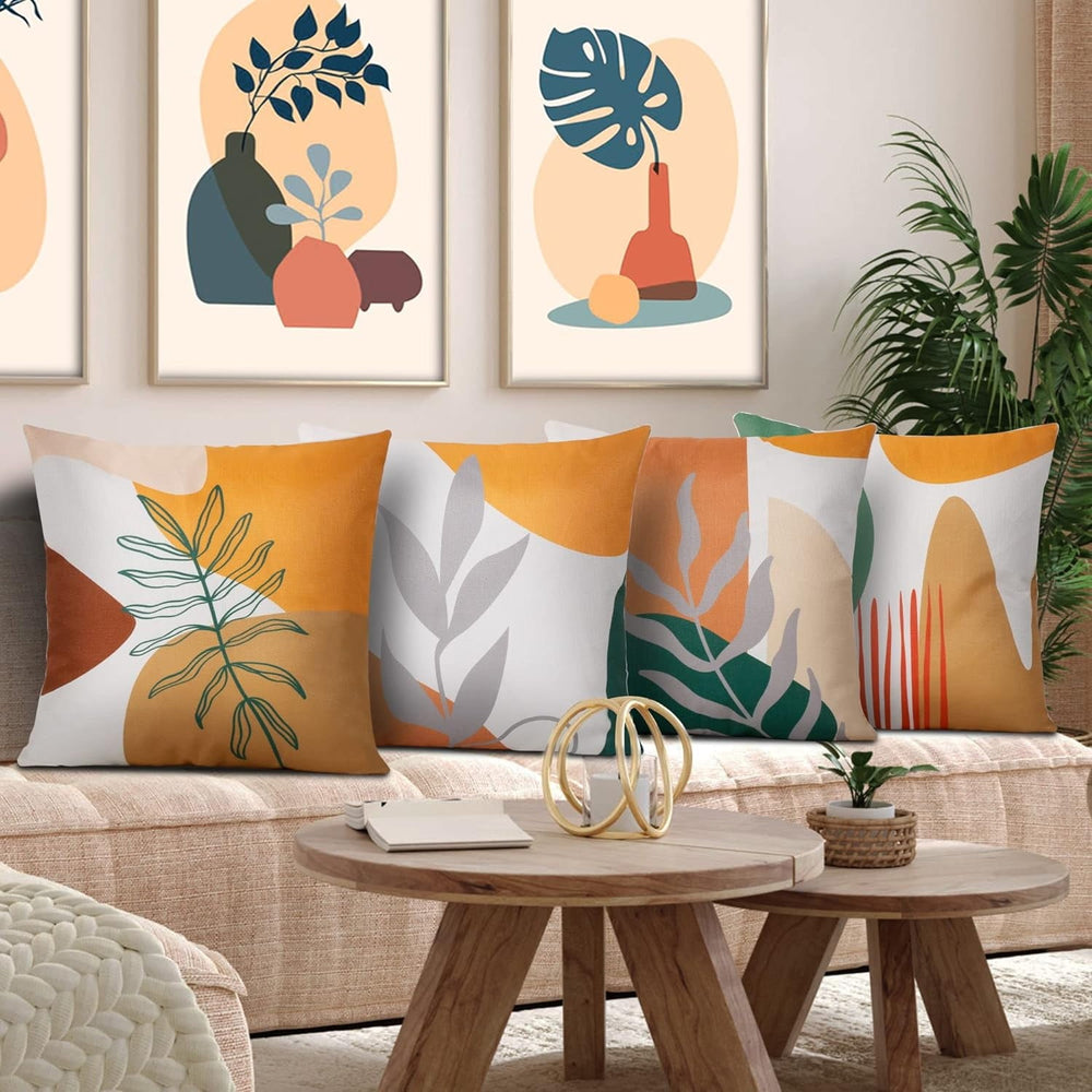 Boho Throw Pillow Covers Set of 4 - From Where -