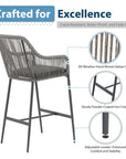 Boho Wicker barstools - From Where - 