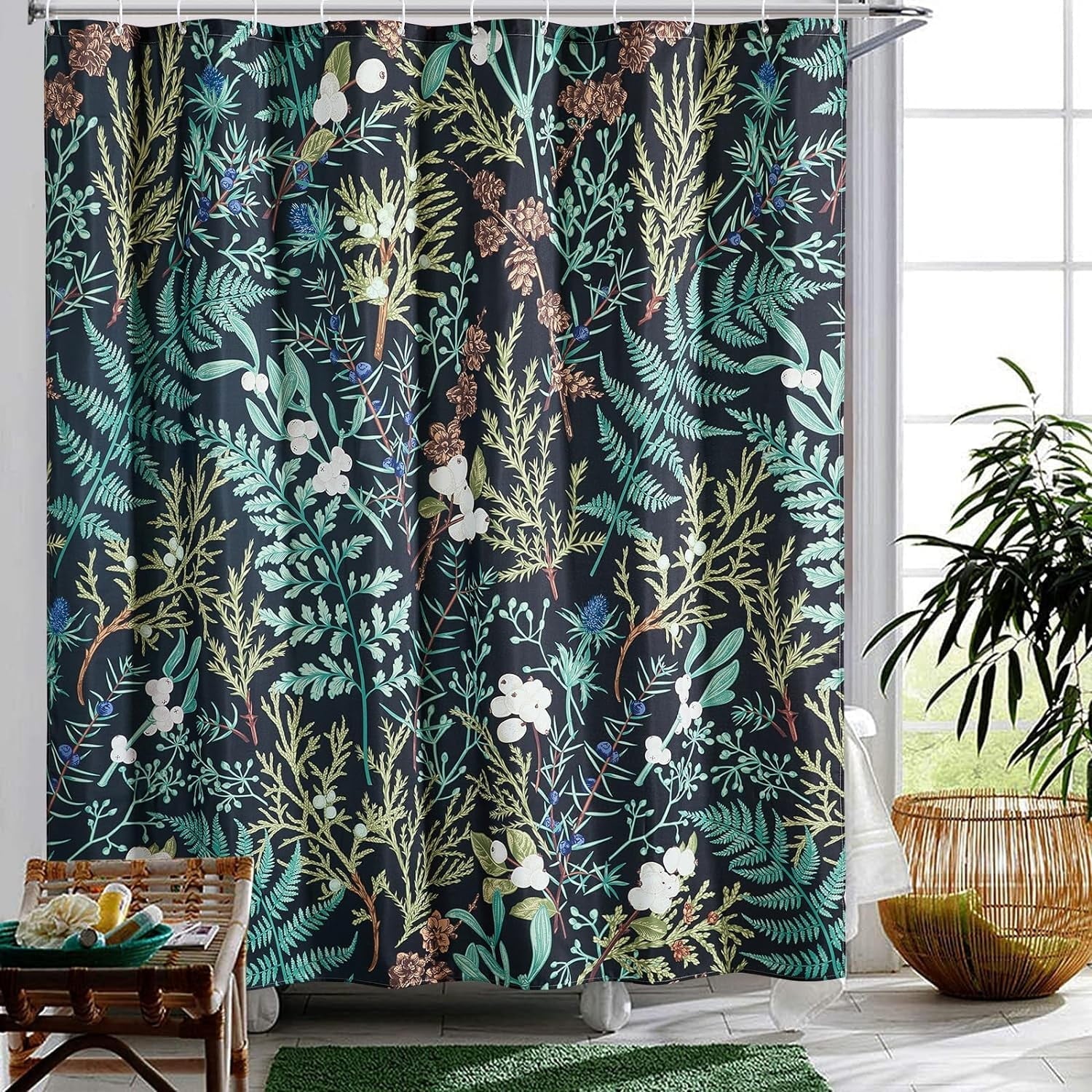 Botanical Shower Curtain - From Where - 
