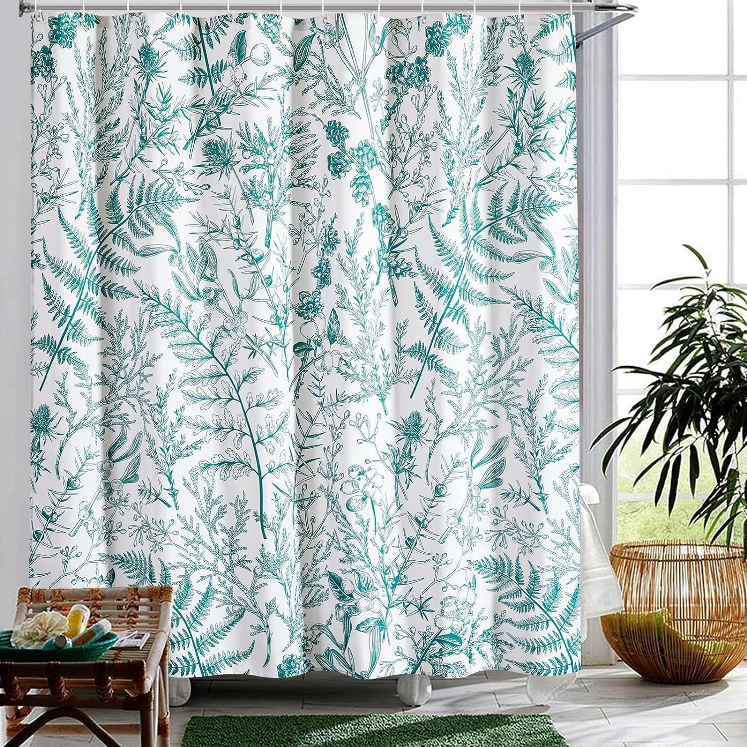 Botanical Shower Curtain - From Where - 