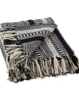 Braided Striped Decorative Throw Blanket - From Where - 