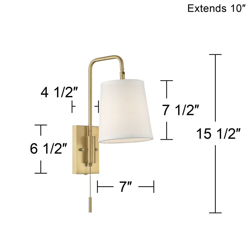 Brass Finish Wall Mounted Lamp - From Where - 