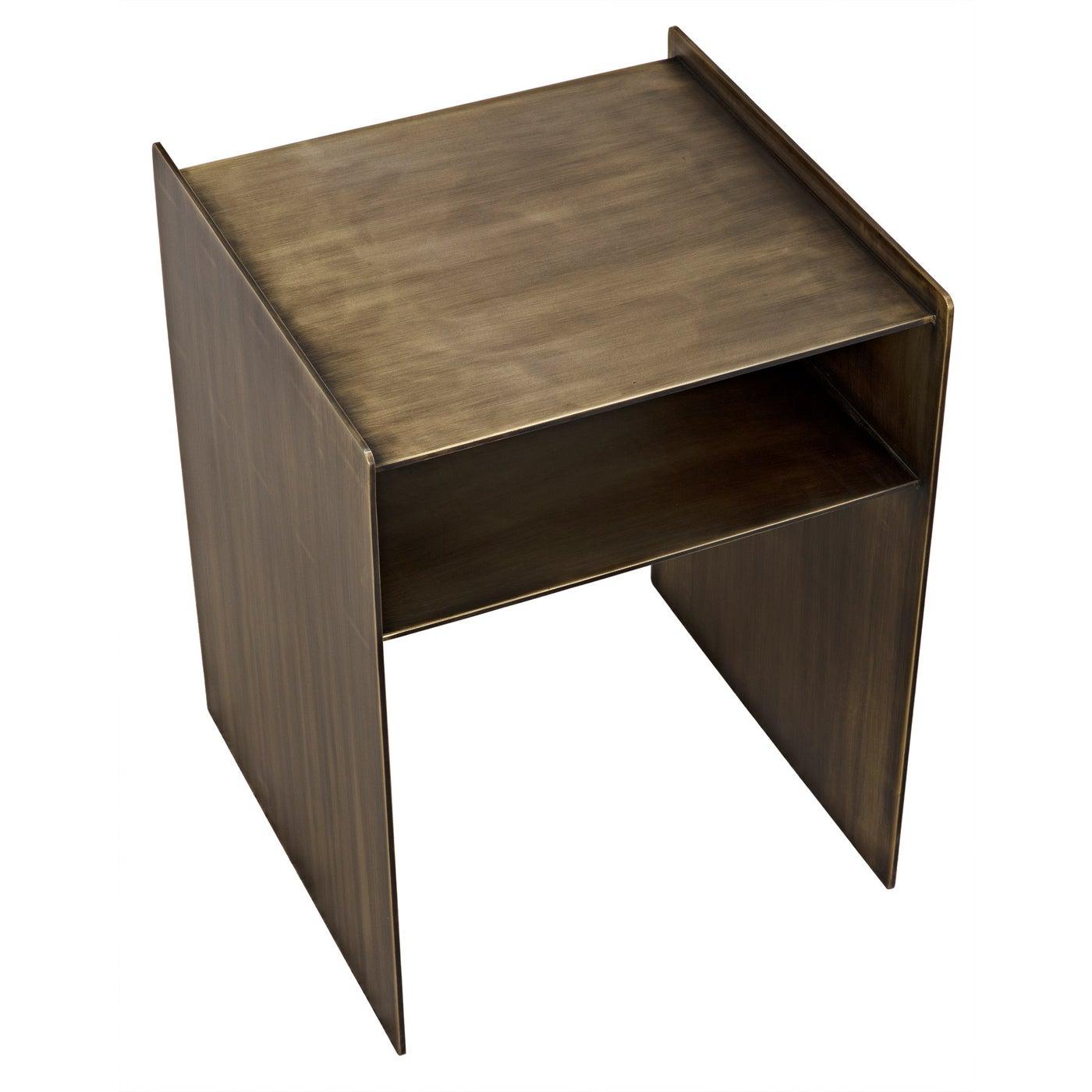 Brass Side Table - From Where - 