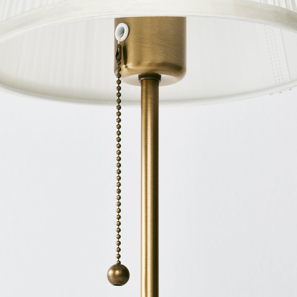 Brass/White Table Lamp - From Where - 