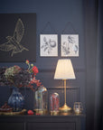 Brass/White Table Lamp - From Where - 