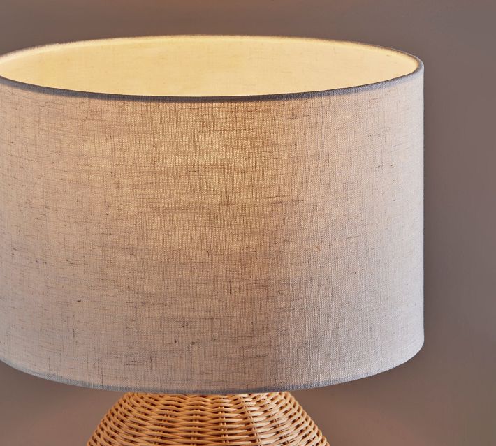 Braxton Rattan Table Lamp - From Where - 
