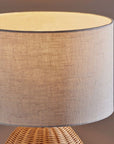 Braxton Rattan Table Lamp - From Where - 