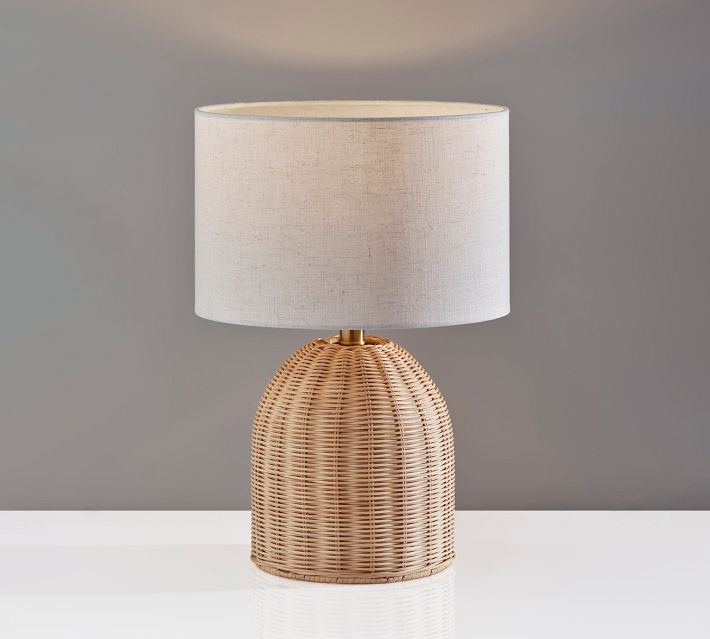 Braxton Rattan Table Lamp - From Where - 