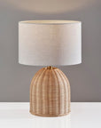 Braxton Rattan Table Lamp - From Where - 