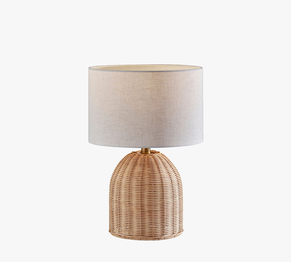 Braxton Rattan Table Lamp - From Where - 