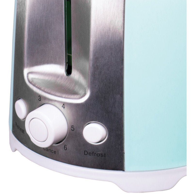 Brentwood Teal 2 - Slice Toaster - From Where - 