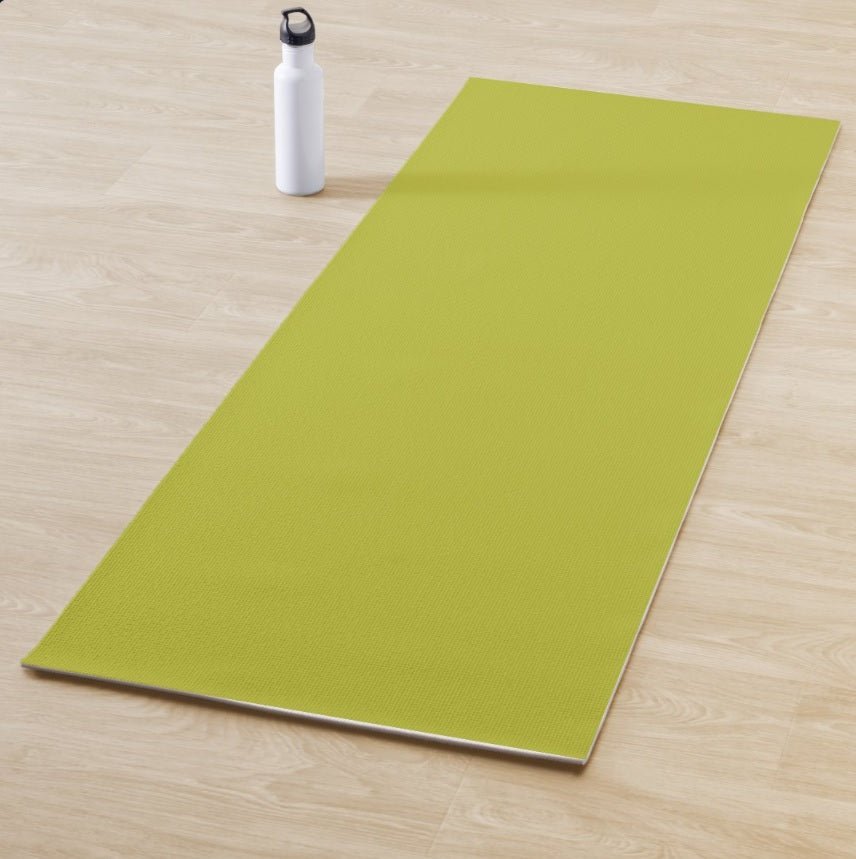 Bright Green Yoga Mat - From Where - 
