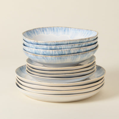 Brisa 12-Piece Dinnerware Set with Soup/Pasta Bowl
