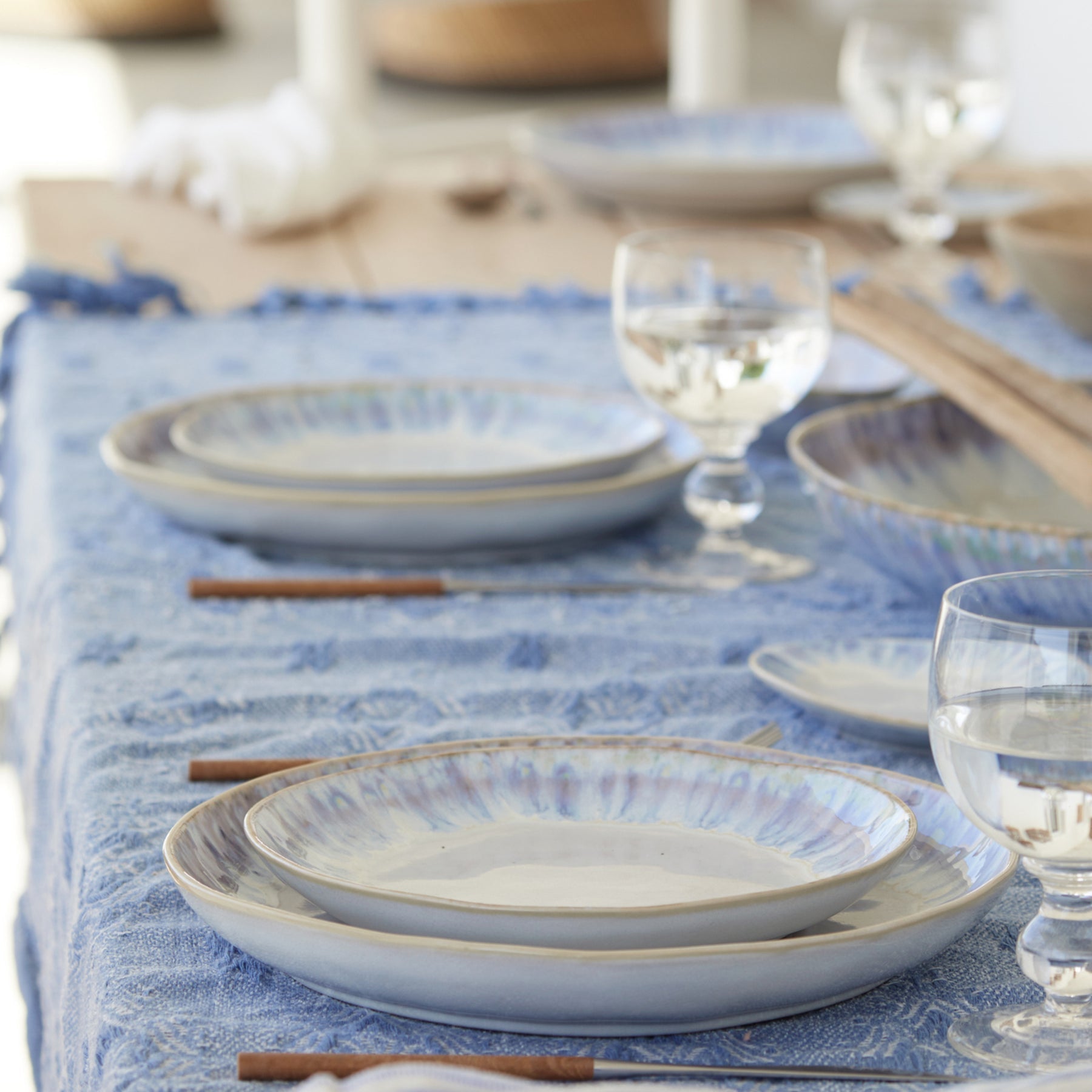 Brisa Salad/Dessert Plate (Set of 6) - From Where Finds - 