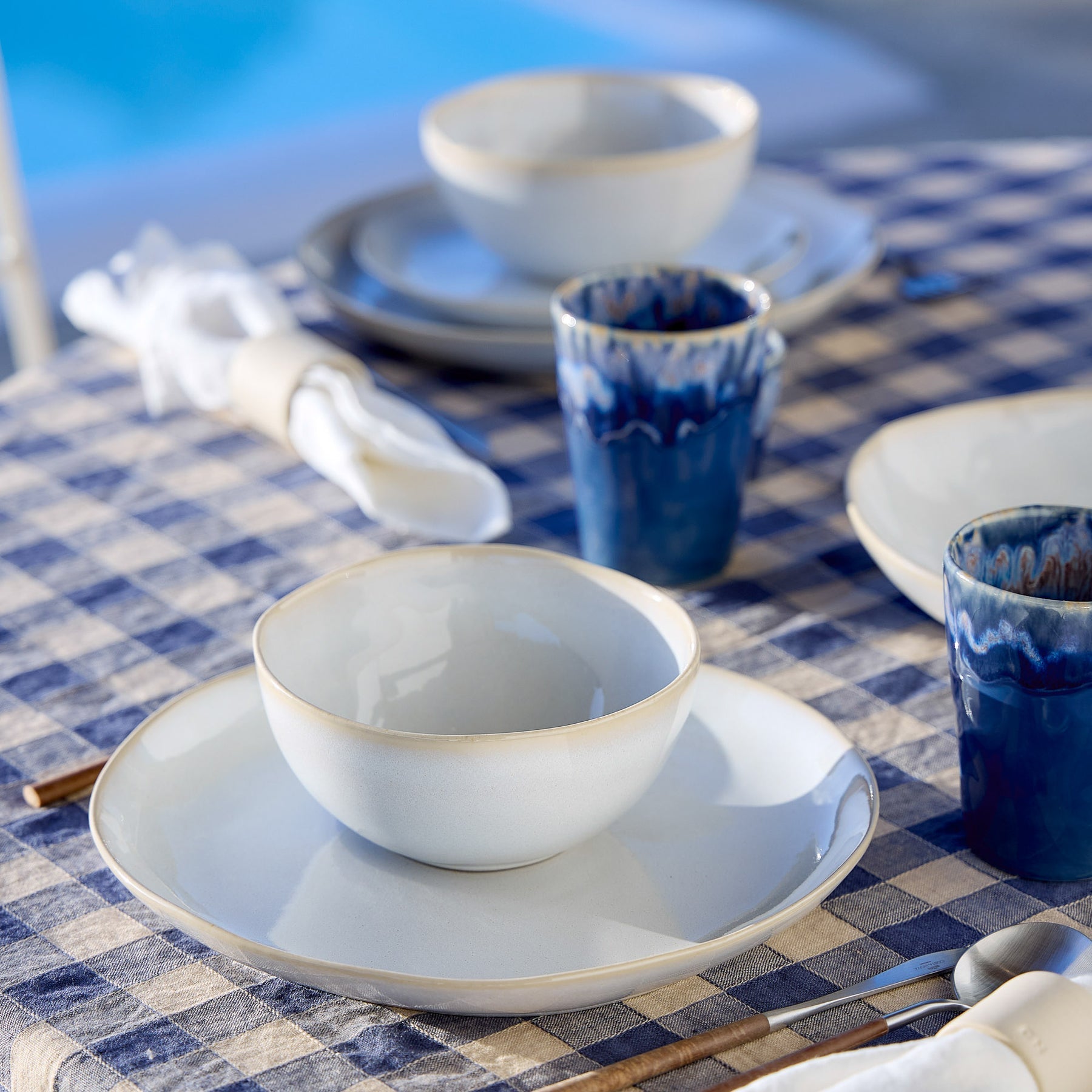 Brisa Salad/Dessert Plate (Set of 6) - From Where Finds - 