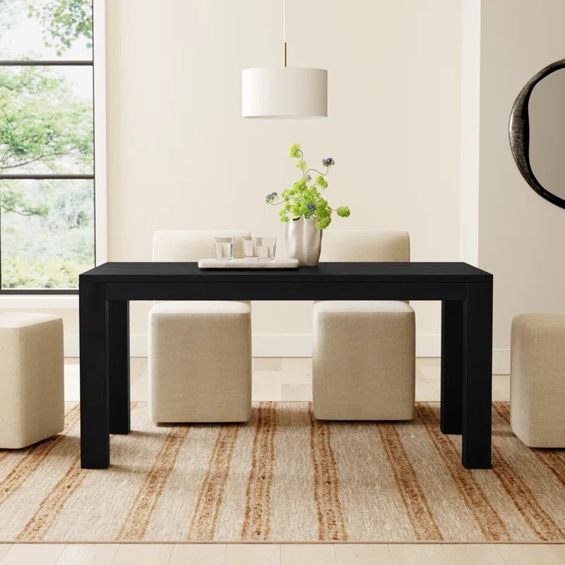 Bronner Solid Wood Dining Table - From Where - 