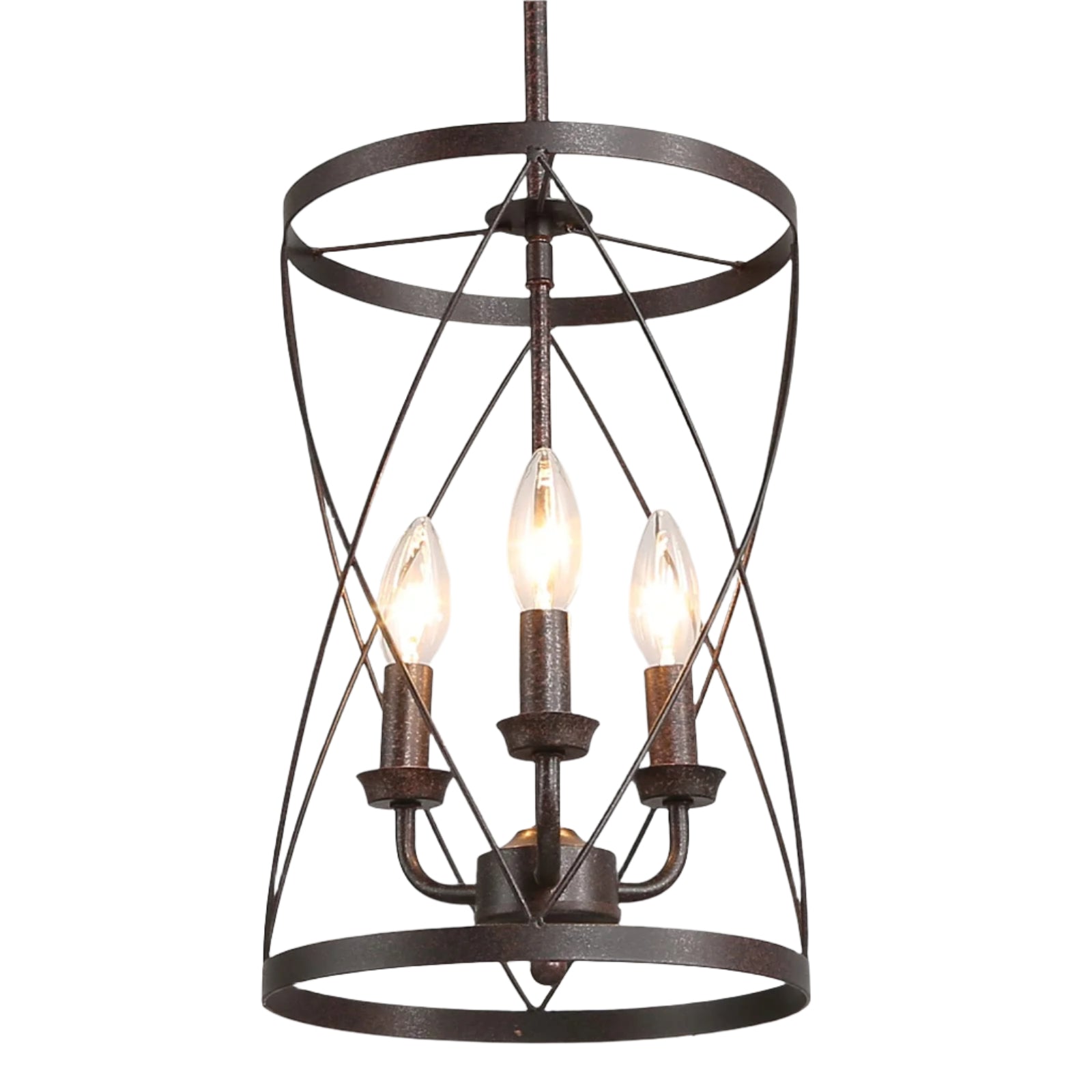 Bronze 3 - Light Industrial Chandeliers - From Where - 
