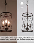 Bronze 3 - Light Industrial Chandeliers - From Where - 