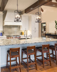 Bronze 3 - Light Industrial Chandeliers - From Where - 