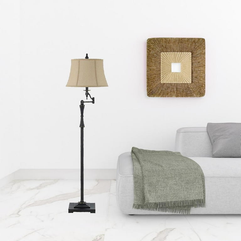 Bronze Swing Arm Floor Lamp - From Where - 