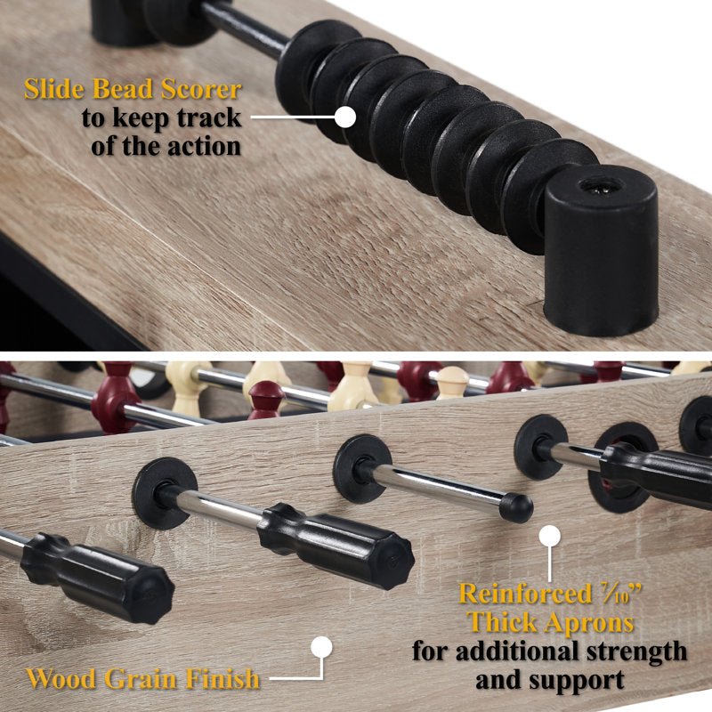 Brooks 48" Wood Foosball Table - From Where - 