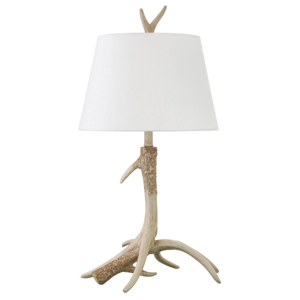 Brown Antlers Table Lamp - From Where - 