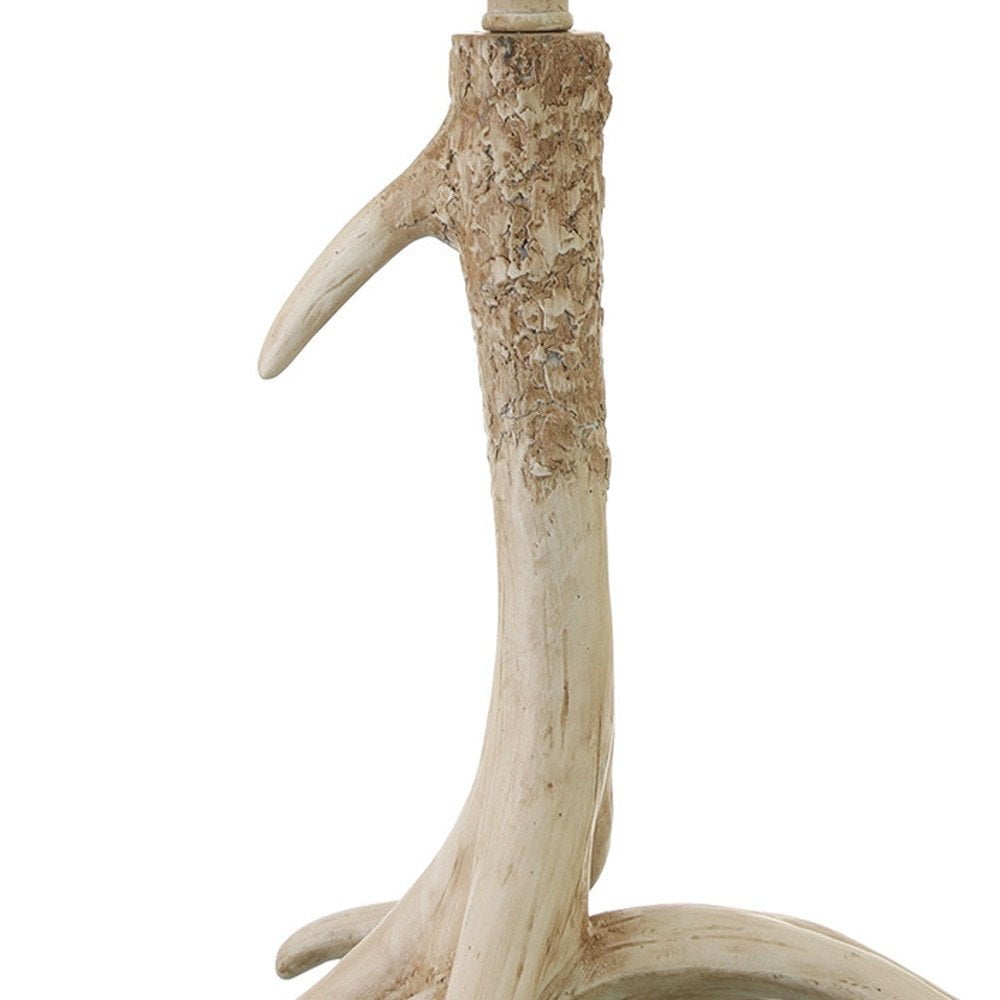 Brown Antlers Table Lamp - From Where - 