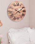 Brown Vintage Roman Numeral Wall Clock - From Where - 