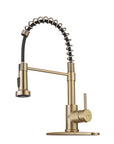 Brushed Gold Kitchen Faucet - From Where - 