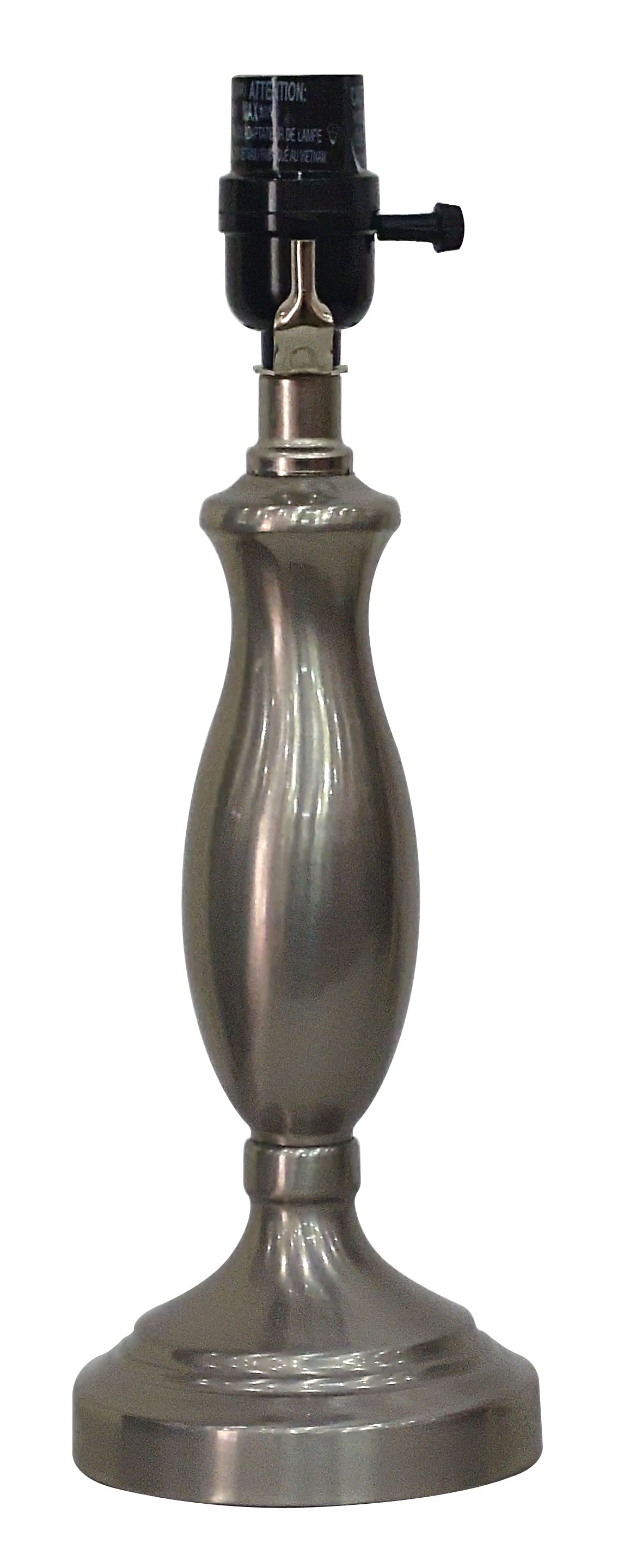 Brushed Steel Metal Lamp - From Where - 