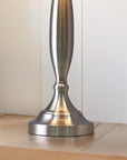 Brushed Steel Table Lamp (Set of 2) - From Where - 
